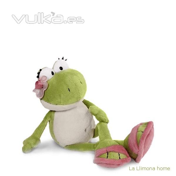 Nici peluches y complementos. Nici rana Lilly peluche 25 - La Llimona home