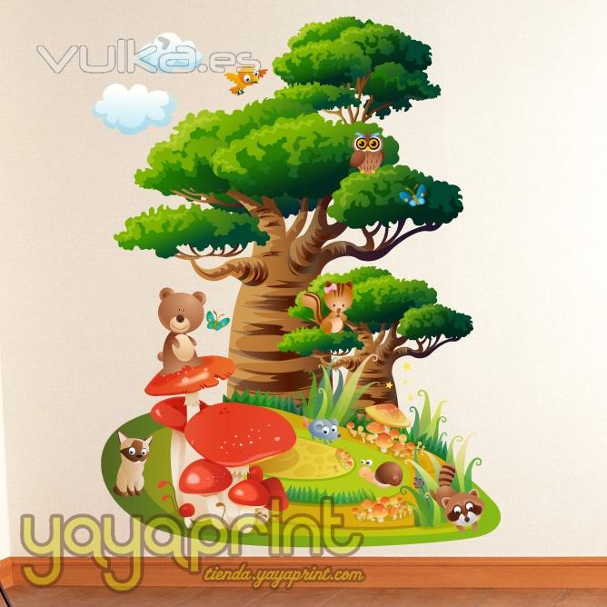 www.yayaprint.com Vinilos infantiles Vinilo decorativo pared Madrid decoracin infantil beb nio nia