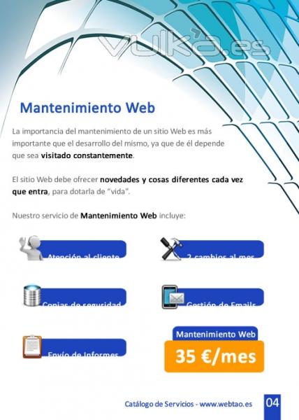 Mantenimiento Web