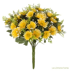 Ramo artificial flores margaritas amarillas 35 1 - la llimona home