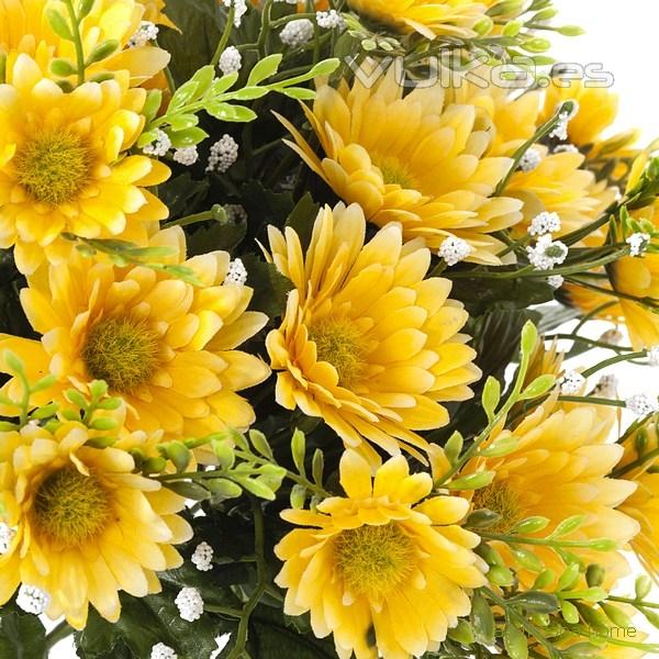 Ramo artificial flores margaritas amarillas 35 2 - La Llimona home