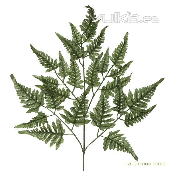 Plantas artificiales. Rama hojas helechos artificiales verde 70 - La Llimona home