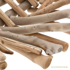 Decoracin. centro mesa troncos madera 40 3 - la llimona home