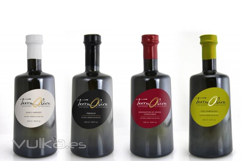 Etiquetas Aceites Terra Olive