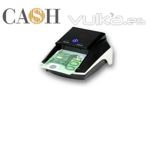 El Detector Billetes Falsos Cash 500 comprueba con plena fiablidad la autenticidad de los billetes.