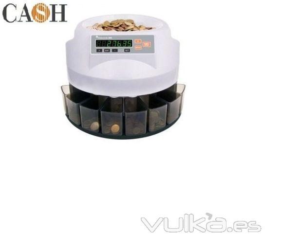El Contadora monedas CASH-200 es nuestro contador clasificador de monedas ms vendido.