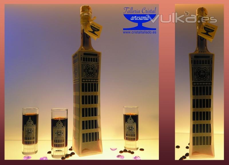 BOTELLAS CON GRABACIONES BIG BEN .