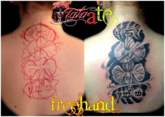 Tatuaje exclusivo y personalizado sin plantilla en tatuate studio alicante