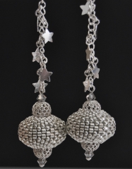 Pendientes con abalorios