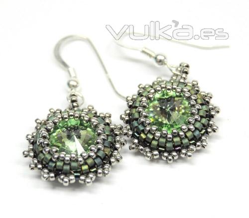 pendientes de cristal swarovski