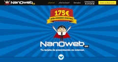 Diseo y desarrollo de nanoweb, un servicio propio de diseo de pginas web para negocios.