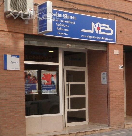 Fachada instalaciones Noelia Blanes - NB Gestión Inmobiliaria