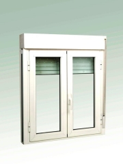 ventana abatible aluminio blanco