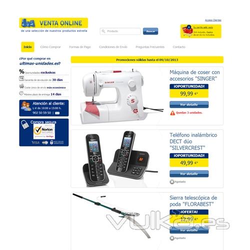 Portal comercio electrnico de LIDL Espaa desarrollado por Soluciones IP