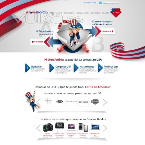 Portal comercio electrónico Mi Tío de América desarrollado por Soluciones IP