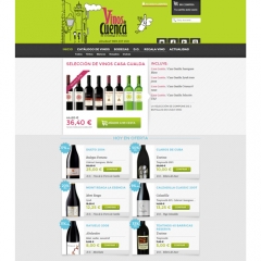 Portal comercio electronico para vinos de cuenca disenado y desarrollado por soluciones ip