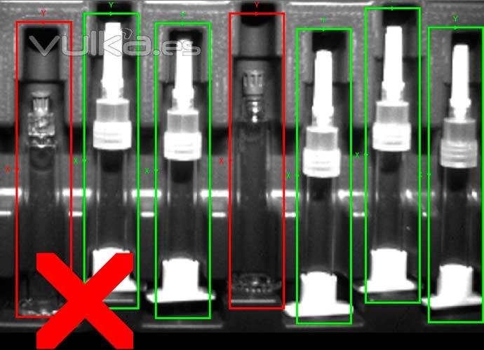 visión artificial, detección de presencia o ausencia de componentes