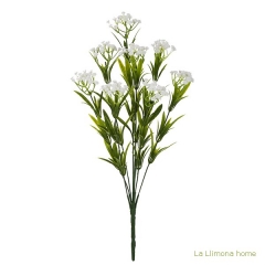 Planta flores bush gypsophila artificial blanca 45 1 - la llimona home