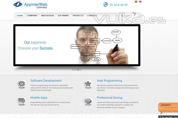 Programadores - Diseño web profesional en Madrid con webs 3b