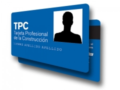 Tarjeta profesional de la construccin - tarjeta tpc