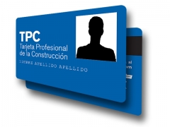 Tarjeta profesional de la construccion - tarjeta tpc