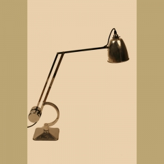 Lámpara de arquitecto de sobremesa. Diseñador: Hadrill-Hortsmann. Ed: Inglaterra 1935.  Buen estado