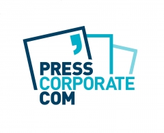 Logo de la agencia de comunicacion press corporate com