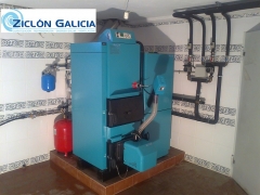 Instalacion de caldera a biomasa - ziclon galicia