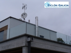 Salida de humos chimenea lena - ziclon galicia