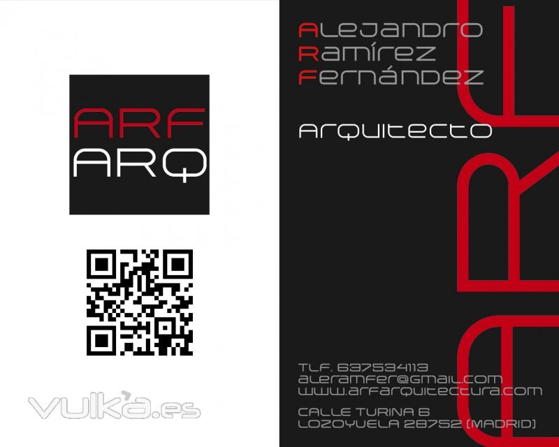 ARF Arquitectura | Alejandro Ramírez Fernández | Arquitecto | Lozoyuela