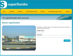 Diseño Web Supermercados SuperDumbo