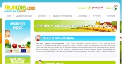 Diseño de página web educativa fruticoles.com
