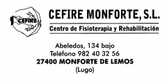 Foto 2 masaje teraputico en Ourense - Cefire Monforte S.l.
