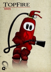 Mascota de topfire europe