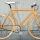 fixie naranja de Moma bikes