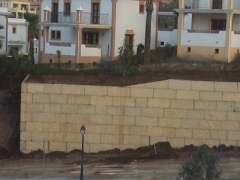 Muro tierra armada, formato rectangular color albero