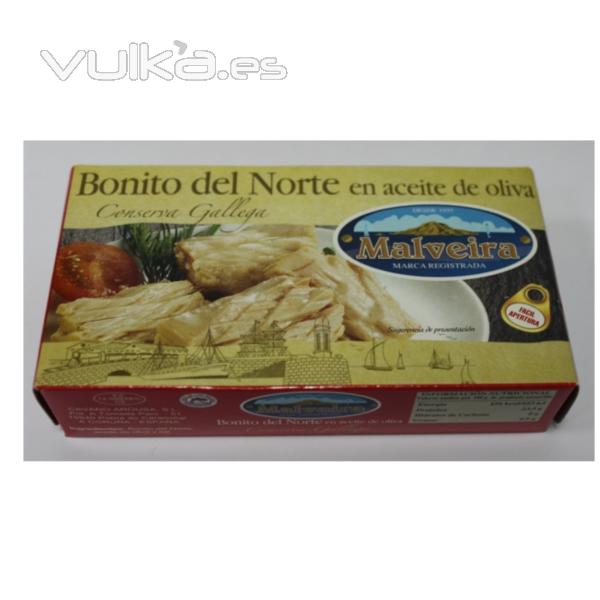 Bonito del norte en aceite de oliva 120 gr MALVEIRA