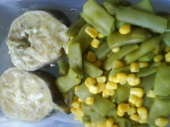 Congrio con verduras
