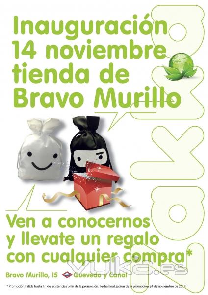 Flyer para el Grupo de tiendas Decoracin y menaje Zakka por la inauguracin de una de sus tiendas