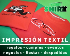 Impresion textil de camisetas y sudaderas the green copy shirt villanueva de la canada madrid