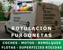 Rotulacion de furgonetas y vehiculos the green copy villanueva de la canada madrid