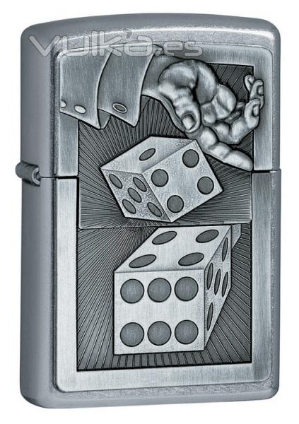 Zippo Lucky 7 Emblem Street Chrome