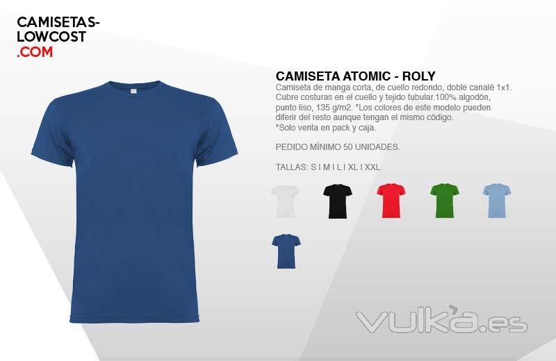 Camisetas baratas Atomic de la marca Roly. La ms barata del mercado! www.camisetas-lowcost.com 