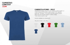 Camisetas baratas atomic de la marca roly la mas barata del mercado! wwwcamisetas-lowcostcom