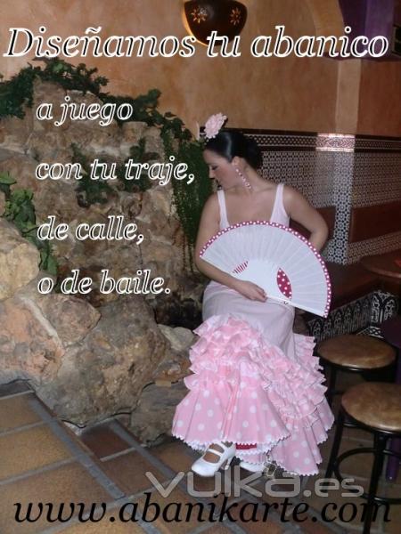 Abanicos para tu traje de flamenca, de baile o calle. Entra ahora en www.abanikarte.com
