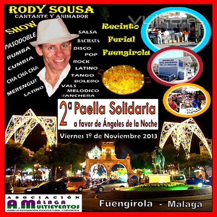 RODY SOUSA SHOW CANTANTE ANIMADOR EN FUENGIROLA - MÁLAGA - ANDALUCÍA - ESPAÑA