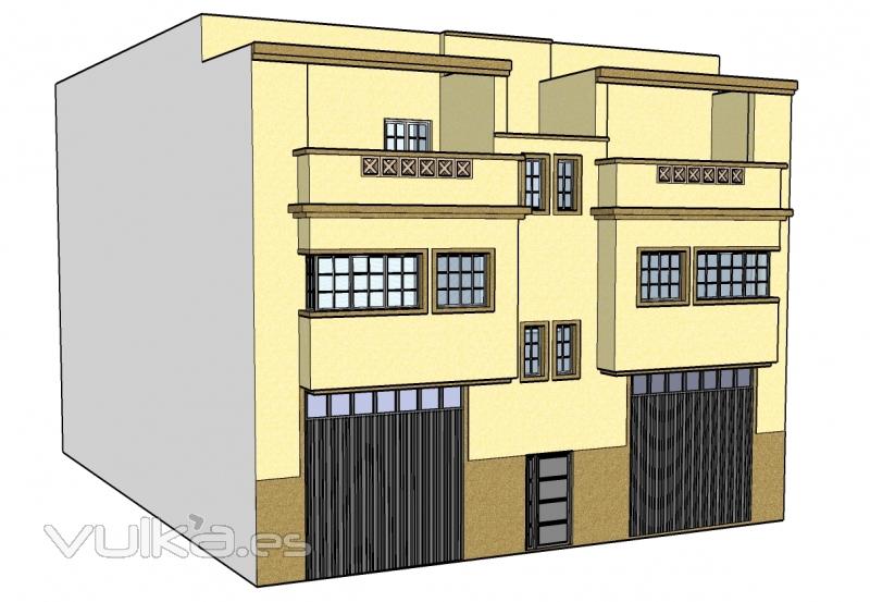 Edificio de viviendas con garaje susceptible de utilizar como local comercial (1)
