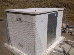Cuarto de hormigón prefabricado desmontable para riegos o filtrado.
