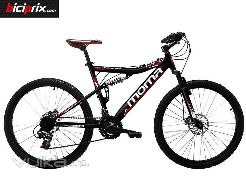 bicicleta mtb biciprix negra