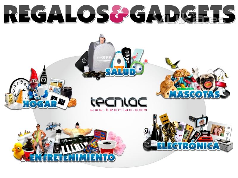 Regalos Originales y Gadgets Innovadores en Electrnica, Hogar, Salud, Mascotas www.tecniac.com